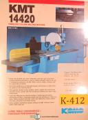 KMT-KMT C300, Circular Cutoff Saw, Operations Parts Wiring Manual 1996-C300-01